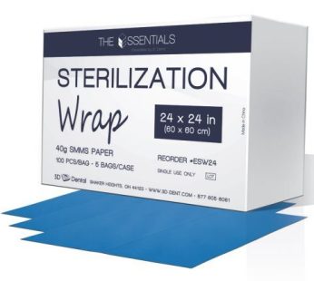 Sterilization Wrap 24 x 24 Case/500 5 bags/100
